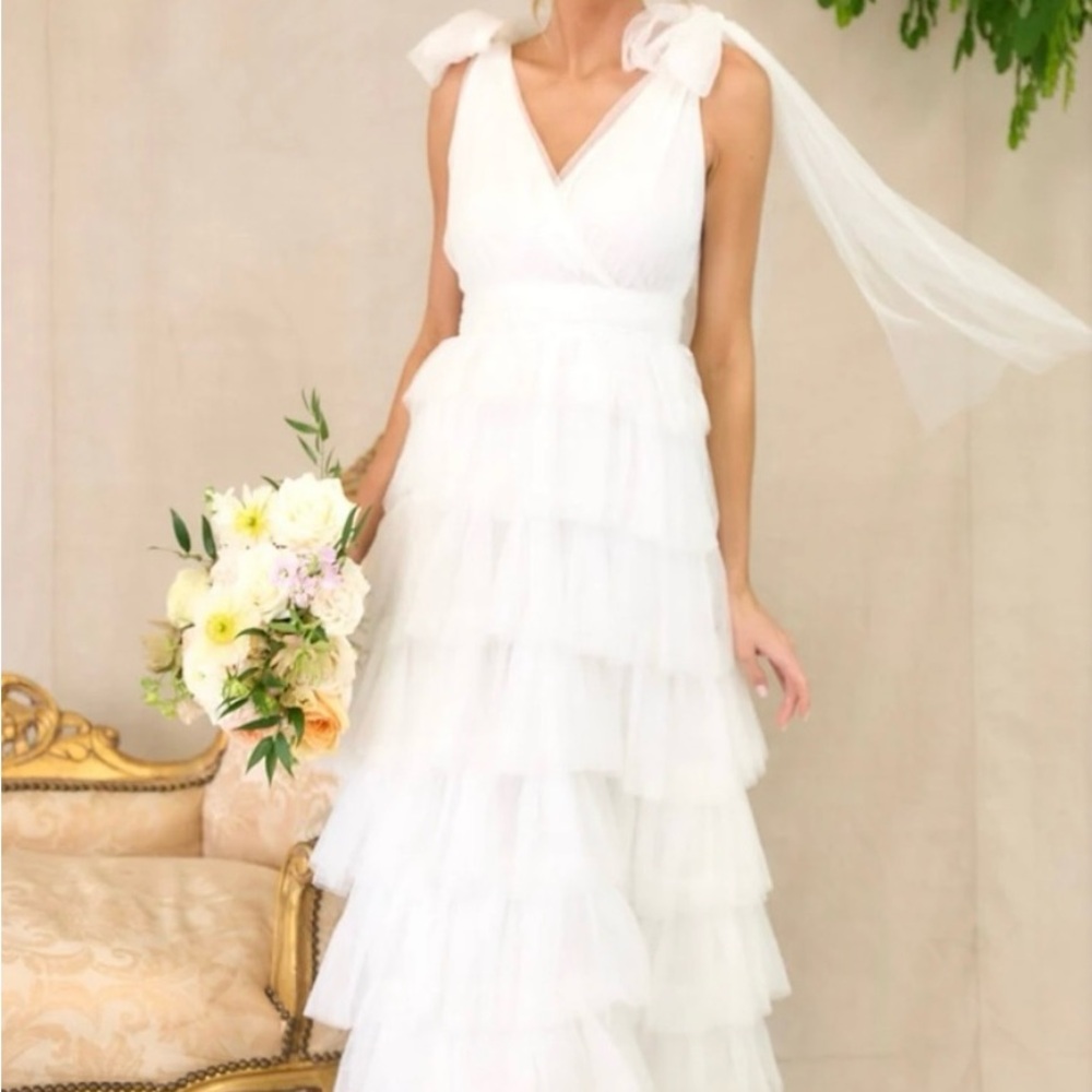 Aura White Maxi Dress from Red Dress